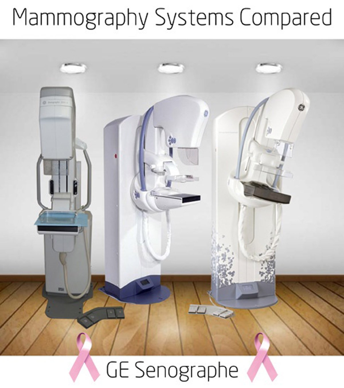 Three GE Digital Senographe Mammography Systems Compared