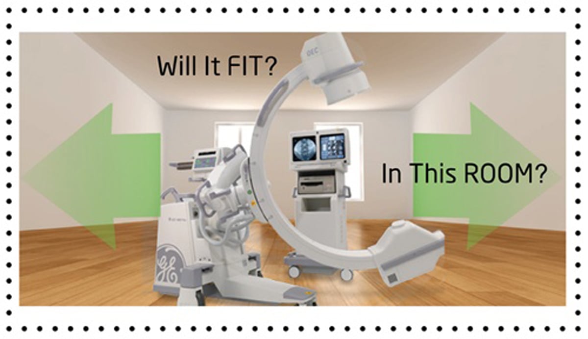 Will This CArm Fit Into This Room?
