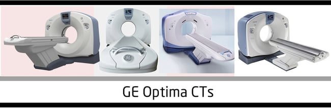 GE Optima CTs compared